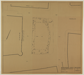 217659 Situatie van de zuidwestelijke hoek van de Mariaplaats en te Utrecht.N.B. De tekening is vervaardigd voor de ...